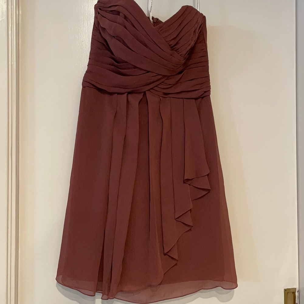 David’s Bridal Rosewood Bridesmaid Dress